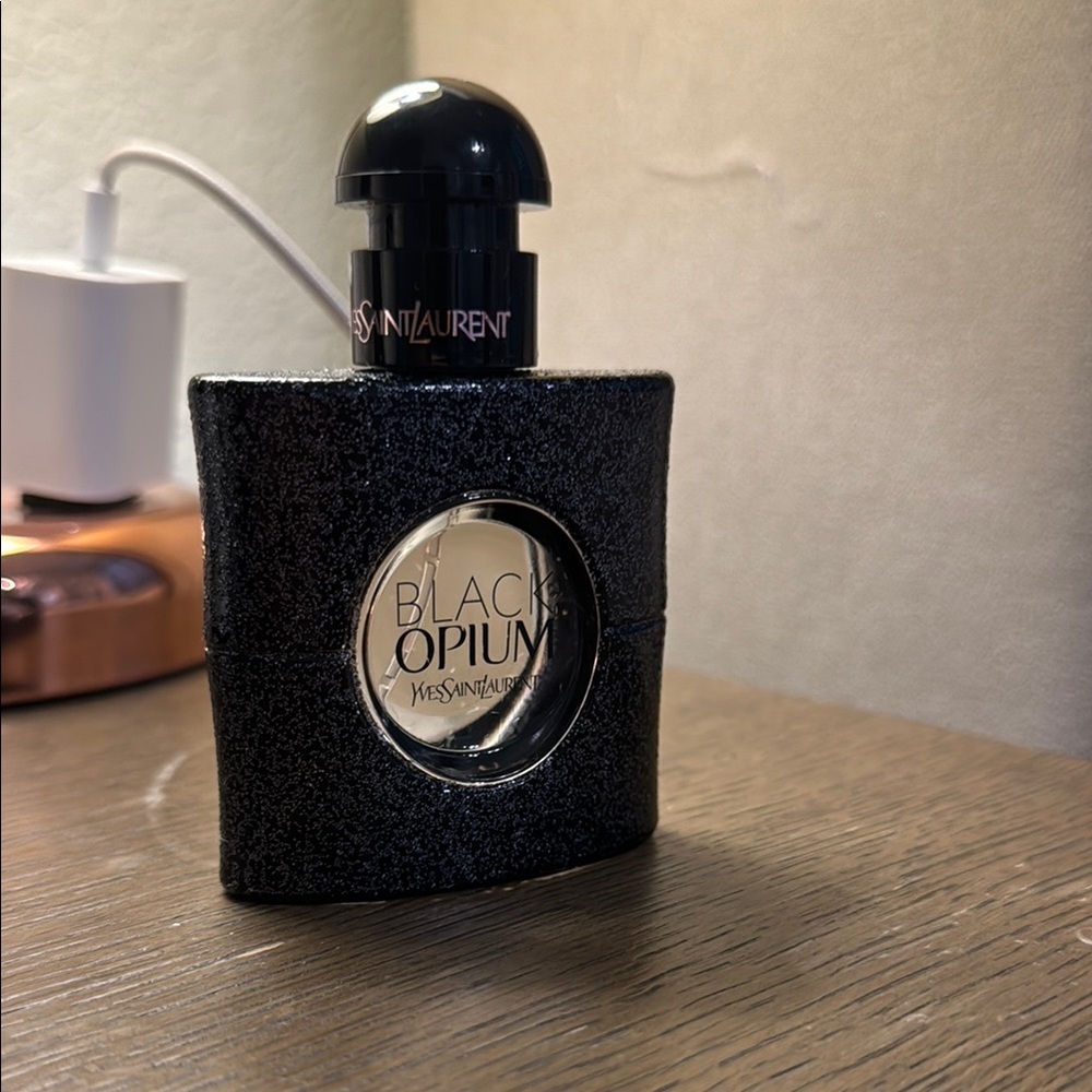 Yves Saint Laurent Empty Black Opium Eau de Parfum Bottle